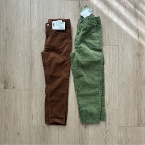 Corduroy boys pants 2 set bundle H&M